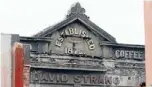  ?? Photo: John Hawkins/
Fairfax NZ ?? Has-beans: The Southland Coffee Mills building frontage came to light during renovation­s.