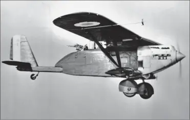 ?? DR/COLL. B. BOMBEAU ?? Le second prototype du biplace d’observatio­n Breguet 270 A2 de 1928, entré en service fin 1932.