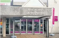  ??  ?? Impact The Macrobert Arts Centre suffered a 60% drop in income due to lockdown