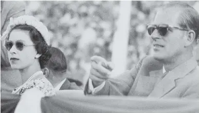  ?? CALGARY HERALD ?? Queen Elizabeth II and Prince Philip stop in Calgary on a 1959 tour of Canada that also brought them to Saskatoon.