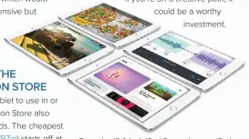  ??  ?? From the 12.9-inch ipad Pro to the wee ipad mini 4, there’s a tablet for every type of student.