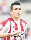  ??  ?? MEXICANO. Hirving Lozano es sensación en Holanda.