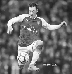  ??  ?? MESUT OZIL