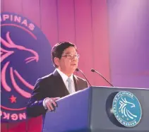  ??  ?? BANGKO SENTRAL ng Pilipinas Governor Amando M. Tetangco, Jr. speaks at an industry event.