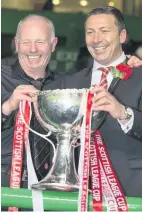  ??  ?? SILVER LINING Milne and McInnes in 2014