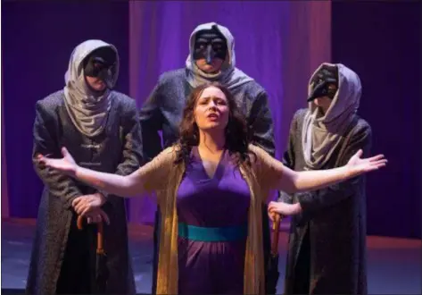  ?? SUBMITTED PHOTO ?? Casey Parker stars in the West Chester University production of ‘Antigone.’