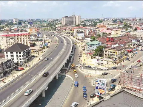  ?? ?? Aerial view of Port Harcourt, Rivers State