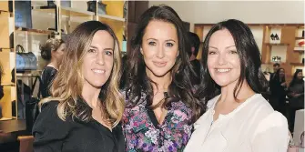  ??  ?? Vanessa Mulroney, Jessica Mulroney and Jane Hanrahan