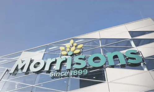  ??  ?? 0 Sales at Morrisons, the UK’S fourth largest grocery business, jumped 9.3 per cent in the past three weeks