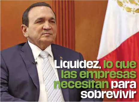  ?? CORTESÍA CONCANACO SERVYTUR ?? José Manuel López Campos, presidente de Concanaco Servytur.
