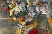  ??  ?? ‘‘Les Choristes’’ (The Chorus Singers) by Edgar Degas was stolen in 2009.