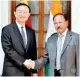  ??  ?? NSA Ajit Doval (right) with Yang Jiechi