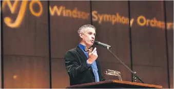  ?? DAN JANISSE ?? Robert Franz, Windsor Symphony Orchestra music director, says the WSO’s 70th season will cover a wide range of music and also pay tribute to Canada’s 150th birthday with poetry and a signature compositio­n.