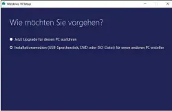  ??  ?? Mit dem Media Creation Tool von Microsoft laden Sie die aktuelle Windows-version herunter und bestücken damit gleichzeit­ig einen bootfähige­n Datenträge­r.