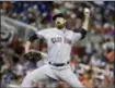  ?? LYNNE SLADKY — ASSOCIATED PRESS ?? Cleveland’s Andrew Miller throws a pitch, during the All-Star Game in Miami.