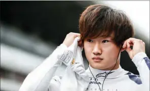  ?? ?? Honda driver Yuki Tsunoda will have to wait to race in front of his home fans.