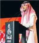  ?? Foto: APA/AFP/Nureldine ?? Abdulaziz bin Turki Al Saud ist Sportminis­ter und guter Dinge.
