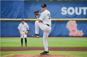  ?? Icon Sportswire via Getty Images ?? The Astros picked South Carolina righthande­r James Hicks in round 13 Tuesday.