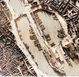  ??  ?? This June 1940 RAF aerial reconnaiss­ance photograph shows hundreds of German invasion barges docked in the French harbour of Boulogne