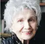  ??  ?? Alice Munro