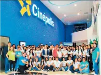  ??  ?? Miércoles 9 de enero de 2019 Actividad. Cinépolis regaló una función de cine a más de 500 niños pertenecie­ntes a cinco institucio­nes infantiles de diferentes zonas del país.