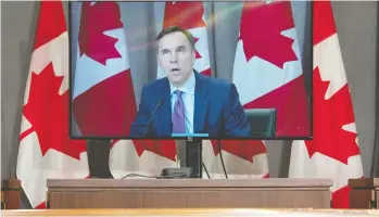  ?? ADRIAN WYLD / THE CANADIAN PRESS ?? Minister of Finance Bill Morneau has a lot to prove, the Post’s John Ivison says.