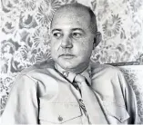  ?? OGM ?? 1967. General Antonio Imbert Barreras, uno de los sobrevivie­nte de la persecució­n que se desató contra el grupo que planeó y ejecutó a Trujillo el 31 de mayo de 1961.