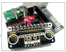  ??  ?? There are plenty of Raspberry Pi add-on boards, and they can be used to build robots, gather environmen­tal data or even play piano.