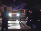  ?? JOSHUA A. BICKEL/COLUMBUS DISPATCH ?? Columbus police work the scene of a triple homicide in the 6500 block of Kodiak Drive on the southeast side. With more than 200 homicides, 2021 was, adjusted for population, on par with 1991 as the deadliest year ever.