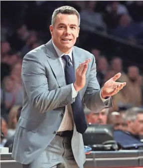  ?? JASON GETZ/USA TODAY SPORTS ?? Tony Bennett is 216-85 as Virginia’s head coach, including 28-2 this season.