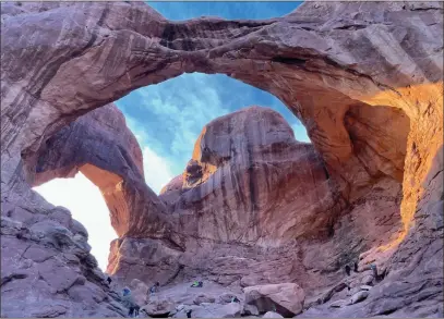  ??  ?? Double Arches, Arches National Park