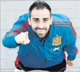  ?? FOTO: SIRVENT ?? Paco Alcácer (25 años) posó para Mundo Deportivo en su regreso a la selección