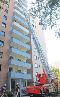  ?? ARCHIVFOTO: SUSI WEBER, FEUERWEHR MECKENBEUR­EN ?? Bei Brandeinsä­tzen, wie hier 2015 im Waltersbüh­l, rückt die Feuerwehr in der Regel kostenfrei an.