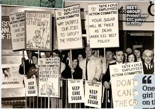  ?? ?? BEET GROUP
Protest over EEC policy in 1970s
