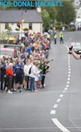  ??  ?? Conor Dunne (Aqua Blue Sport) cruises to victory in the Elite Men’s road race at