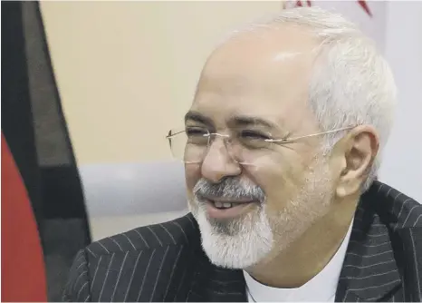  ??  ?? 0 Iranian Foreign Minister Mohammad Javad Zarif, pictured in Lausanne, Switzerlan­d, in 2015