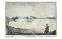  ??  ?? Britain has ordered this 1762 painting of Niagara Falls by British artist Captain Thomas Davies to stay within the country, despite its sale in April.