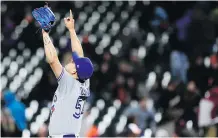  ?? PATRICK MCDERMOTT/GETTY IMAGES ?? Toronto closer Roberto Osuna’s 100th career save Tuesday against the Baltimore Orioles made him the youngest pitcher to reach that mark in MLB history.