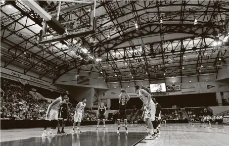  ?? Getty Images ?? The Orlando, Fla., area has multiple venues which could be used, like the HP Field House used for a college basketball game.