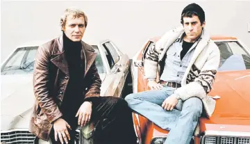  ??  ?? Soul (left) as Hutch and Glaser as Starsky on the original ‘Starsky and Hutch’. — Courtesy of ABC