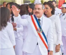  ?? ARCHIVO DE DIARIO LIBRE ?? El presidente Danilo Medina, tras su última juramentac­ión.