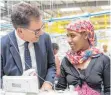  ?? FOTO: DPA ?? Entwicklun­gsminister Gerd Müller (CSU), hier in Addis Abeba, fordert den Ausbau der Hilfe.