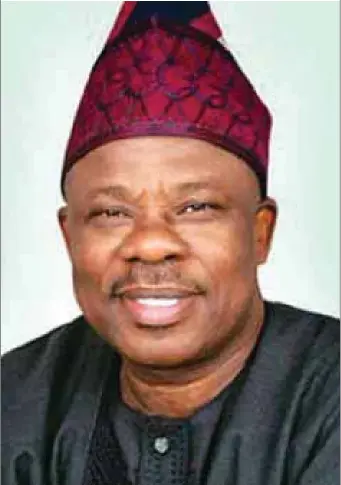  ??  ?? Ogun State Governor, Ibikunle Amosun