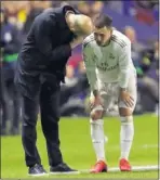  ??  ?? Zidane y Hazard en Valencia.