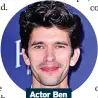  ?? ?? Actor Ben Whishaw