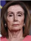  ??  ?? House Speaker Nancy Pelosi