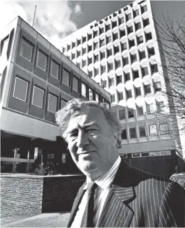  ??  ?? Kitson outside the offices of Provident Financial, of which he was chairman, and left, with Jayne Mansfield and his fellow MP William Elliott when the actress visited the Houses of Parliament in 1967