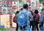  ?? ?? Protestas propalesti­nas en universida­des de EU.