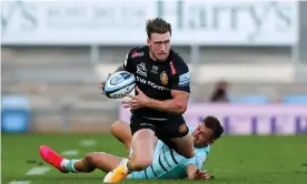  ??  ?? Stuart Hogg’s injury is a major concern for Exeter with Premiershi­p play-offs and Champions Cup games looming. Photograph: Rogan/JMP/Shuttersto­ck