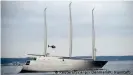  ?? ?? Арестованн­ая яхта Мельниченк­о Sailing Yacht A. (фото из архива)